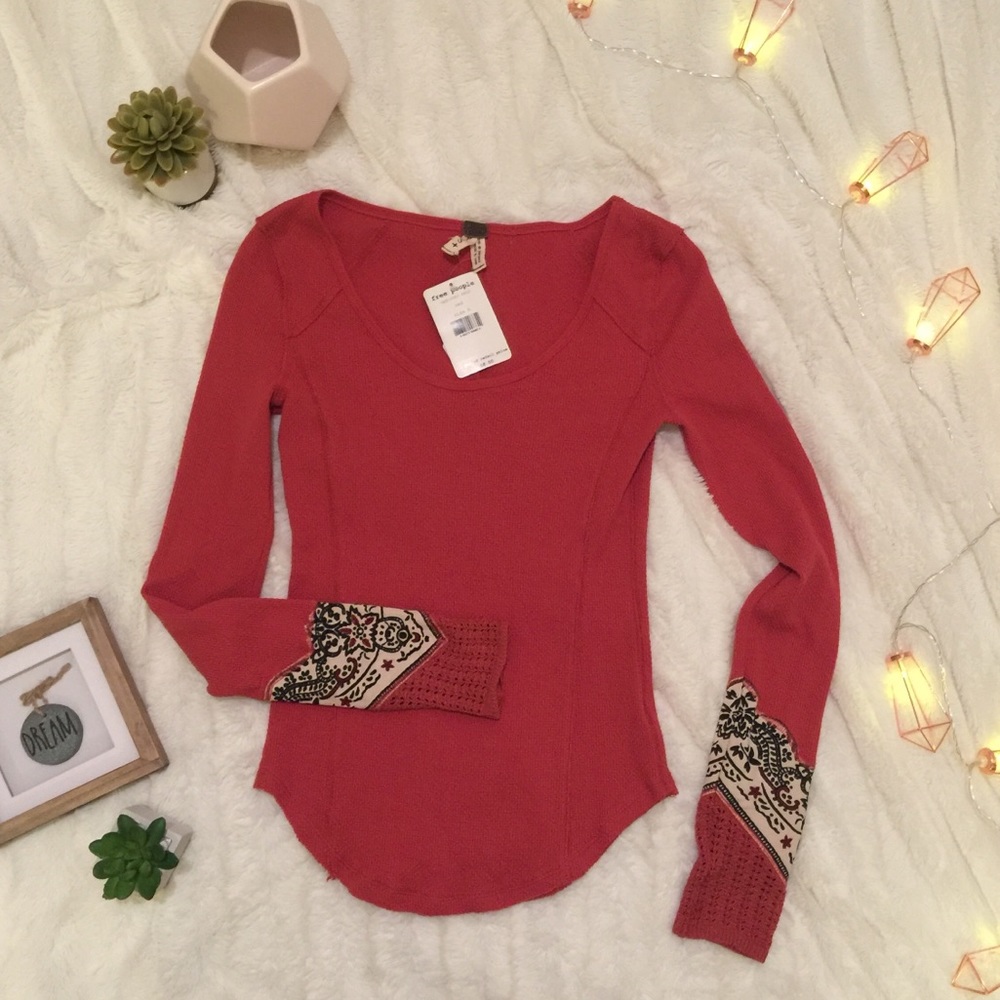 *HOST PICK* Free People Bandana Cuff Long Sleeve - Picture 3 of 8